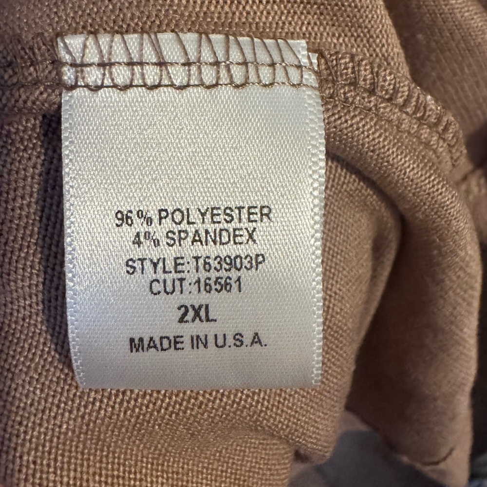 ODDY Silver Star Patterned Taupe top - 2XL - Picture 2 of 4